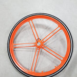 ca.40x Alu fietswiel 22″, Oranje + zwart + zilver